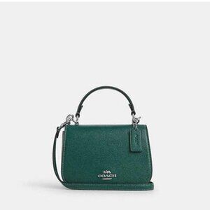 LYSA TOP HANDLE BAG EMERALD COLOUR